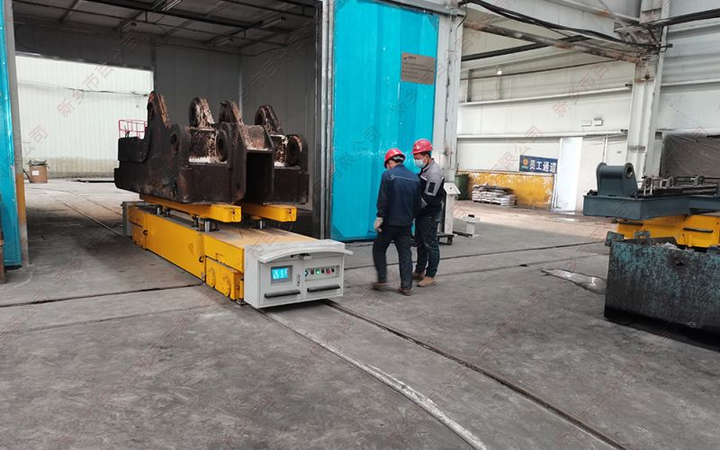 電動軌道地平車在噴砂、清洗、噴漆、烘干等噴涂工序中的應(yīng)用